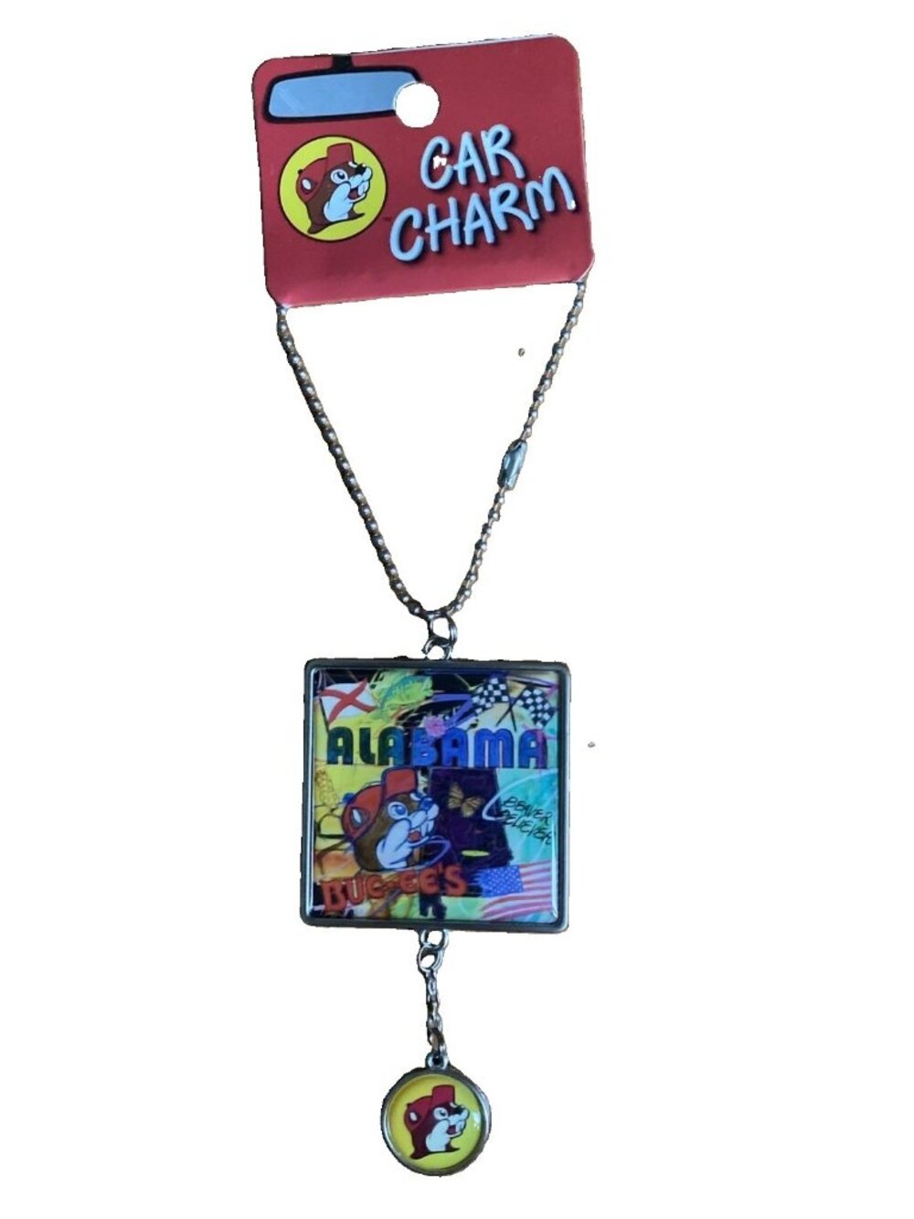 Buc-ee’s Alabama Car Charm Kelly O’Neal State Pride Purse Hanger Keychain NWT